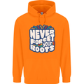 Never Forget Your Roots Africa Juneteenth Childrens Kids Hoodie Orange