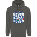 Never Forget Your Roots Africa Juneteenth Childrens Kids Hoodie Storm Grey