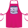 Never Forget Your Roots Africa Juneteenth Cotton Apron 100% Organic Pink
