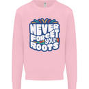 Never Forget Your Roots Africa Juneteenth Kids Sweatshirt Jumper Light Pink