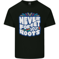 Never Forget Your Roots Africa Juneteenth Kids T-Shirt Childrens Black
