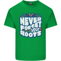 Never Forget Your Roots Africa Juneteenth Kids T-Shirt Childrens Irish Green
