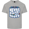 Never Forget Your Roots Africa Juneteenth Kids T-Shirt Childrens Sports Grey
