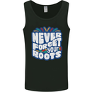 Never Forget Your Roots Africa Juneteenth Mens Vest Tank Top Black