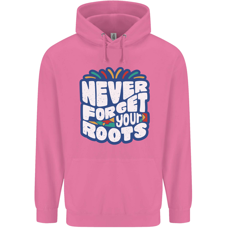 Never Forget Your Roots African Black Lives Matter Childrens Kids Hoodie Azalea