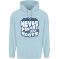 Never Forget Your Roots African Black Lives Matter Childrens Kids Hoodie Light Blue