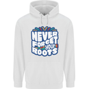 Never Forget Your Roots African Black Lives Matter Childrens Kids Hoodie White