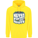 Never Forget Your Roots African Black Lives Matter Childrens Kids Hoodie Yellow