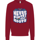 Never Forget Your Roots African Black Lives Matter Kids Sweatshirt Jumper Red