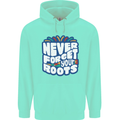 Never Forget Your Roots African Black Lives Matter Mens 80% Cotton Hoodie Peppermint