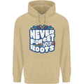Never Forget Your Roots African Black Lives Matter Mens 80% Cotton Hoodie Sand