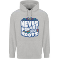 Never Forget Your Roots African Black Lives Matter Mens 80% Cotton Hoodie Sports Grey