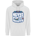 Never Forget Your Roots African Black Lives Matter Mens 80% Cotton Hoodie White