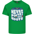 Never Forget Your Roots African Black Lives Matter Mens Cotton T-Shirt Tee Top Irish Green