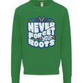 Never Forget Your Roots African Black Lives Matter Mens Sweatshirt Jumper Irish Green