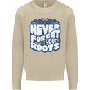 Never Forget Your Roots African Black Lives Matter Mens Sweatshirt Jumper Sand