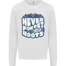 Never Forget Your Roots African Black Lives Matter Mens Sweatshirt Jumper White