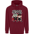 New Baby Gender Witch or Vampire Pregnancy Childrens Kids Hoodie Maroon