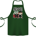 New Baby Gender Witch or Vampire Pregnancy Cotton Apron 100% Organic Forest Green