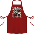 New Baby Gender Witch or Vampire Pregnancy Cotton Apron 100% Organic Maroon