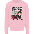 New Baby Gender Witch or Vampire Pregnancy Kids Sweatshirt Jumper Light Pink