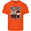 New Baby Gender Witch or Vampire Pregnancy Kids T-Shirt Childrens Orange