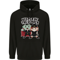 New Baby Gender Witch or Vampire Pregnancy Mens 80% Cotton Hoodie Black