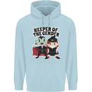 New Baby Gender Witch or Vampire Pregnancy Mens 80% Cotton Hoodie Light Blue