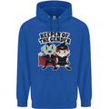New Baby Gender Witch or Vampire Pregnancy Mens 80% Cotton Hoodie Royal Blue