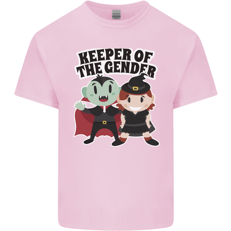 New Baby Gender Witch or Vampire Pregnancy Mens Cotton T-Shirt Tee Top Light Pink