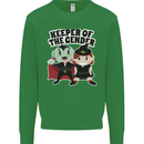 New Baby Gender Witch or Vampire Pregnancy Mens Sweatshirt Jumper Irish Green