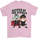 New Baby Gender Witch or Vampire Pregnancy Mens T-Shirt 100% Cotton Light Pink