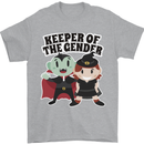 New Baby Gender Witch or Vampire Pregnancy Mens T-Shirt 100% Cotton Sports Grey