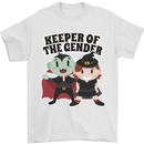 New Baby Gender Witch or Vampire Pregnancy Mens T-Shirt 100% Cotton White