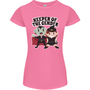 New Baby Gender Witch or Vampire Pregnancy Womens Petite Cut T-Shirt Azalea