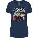New Baby Gender Witch or Vampire Pregnancy Womens Wider Cut T-Shirt Navy Blue