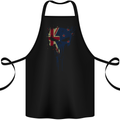 New Zealand Skull Gym Training Bodybuilding Cotton Apron 100% Organic Black