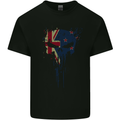 New Zealand Skull Gym Training Bodybuilding Kids T-Shirt Childrens Black