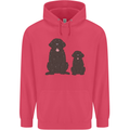 Newfoundland Dog With Puppy Childrens Kids Hoodie Heliconia