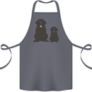 Newfoundland Dog With Puppy Cotton Apron 100% Organic Steel