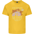 Nicer After Pilates Funny Yoga Dog Kids T-Shirt Childrens Yellow