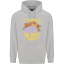 Nicer After Pilates Funny Yoga Dog Mens 80% Cotton Hoodie Sports Grey
