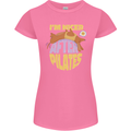 Nicer After Pilates Funny Yoga Dog Womens Petite Cut T-Shirt Azalea