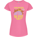Nicer After Pilates Funny Yoga Dog Womens Petite Cut T-Shirt Azalea