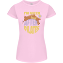 Nicer After Pilates Funny Yoga Dog Womens Petite Cut T-Shirt Light Pink