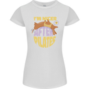 Nicer After Pilates Funny Yoga Dog Womens Petite Cut T-Shirt White