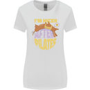 Nicer After Pilates Funny Yoga Dog Womens Wider Cut T-Shirt White