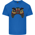 Ninja Joypad Joystick Video Games Gamer Gaming Mens Cotton T-Shirt Tee Top Royal Blue