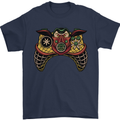 Ninja Joypad Joystick Video Games Gamer Gaming Mens T-Shirt 100% Cotton Navy Blue