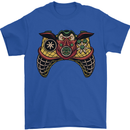 Ninja Joypad Joystick Video Games Gamer Gaming Mens T-Shirt 100% Cotton Royal Blue